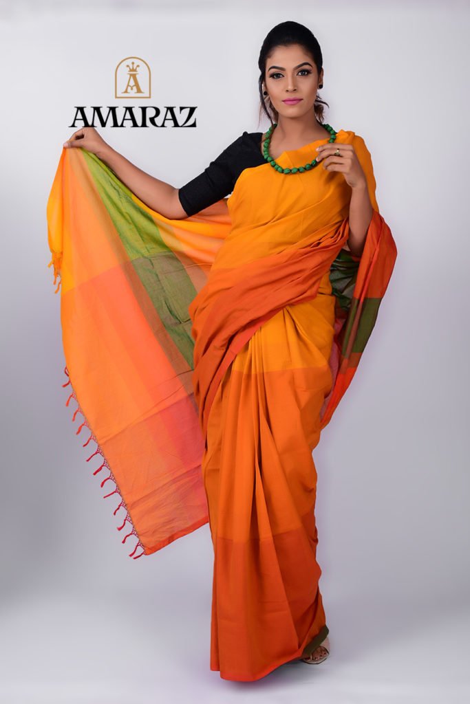 Tik Tok Cotton Saree – Amaraz Handloom Sarees