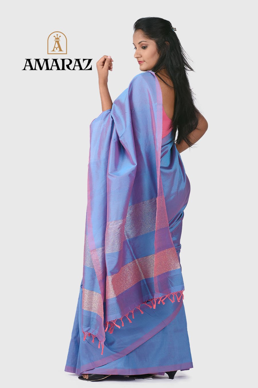 Grace Boom Silk Saree – Amaraz Handloom Sarees