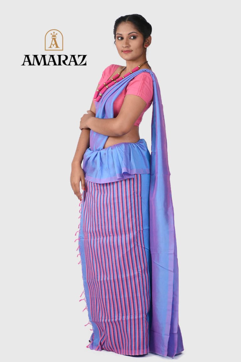 Royal Kandyan Silk Saree – Amaraz Handloom Sarees