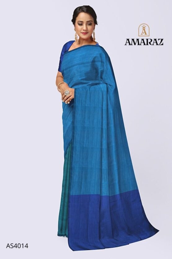 Blue Handlooms Silk Saree - Image 4