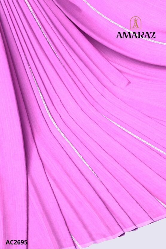 Pink Handloom Silk Saree AC2695 - Image 4