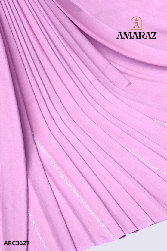 Pink Handloom Rich Cotton Saree ARC3627 - Image 4